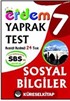 SBS'ye Hazırlık 7. Sınıf Sosyal Bilgiler Yaprak Test