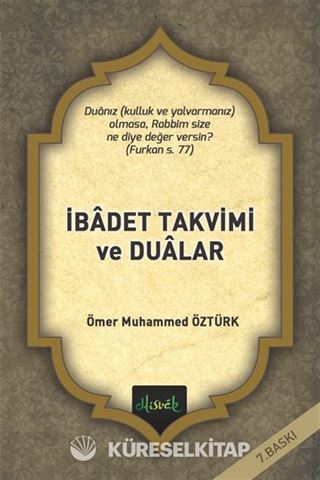 İbadet Takvimi ve Dualar (karton kapak)