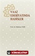 Va'z Edebiyatında Hadisler