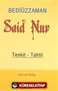 Bediüzzaman Said Nur / Tenkid - Tahlil (Cep Boy) (karton kapak)