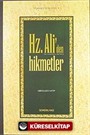 Hz. Ali'den Hikmetler