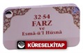 32-54 Farz ve Esma-ü'l Hüsna (Kartela)
