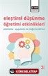 Eleştirel Düşünme Öğretimi Etkinlikleri