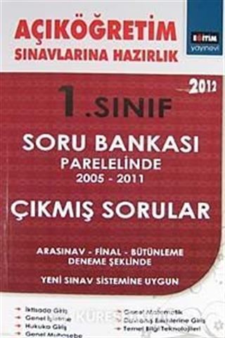 Açıköğretim Sınavlarına Hazırlık 1. Sınıf