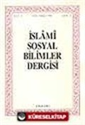 İslami Sosyal Bilimler Dergisi 1994 Cilt:2 Sayı:3