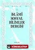 İslami Sosyal Bilimler Dergisi 1995 Cilt:3 Sayı:1