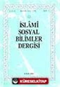 İslami Sosyal Bilimler Dergisi 1995 Cilt:3 Sayı:1