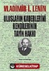 Ulusların Kaderlerini Kendilerinin Tayin Hakkı