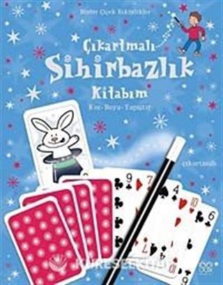 Çıkartmalı Sihirbazlık Kitabım / Kes -Boya - Yapıştır