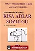 Kısa Adlar Sözlüğü