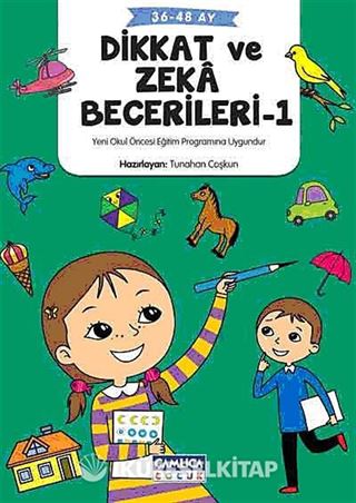 Okul Öncesi - İlkokul Dikkat ve Zeka Becerileri -1 (36-48 Ay)