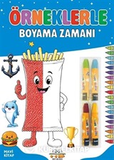Örneklerle Boyama Zamanı - Mavi Kitap