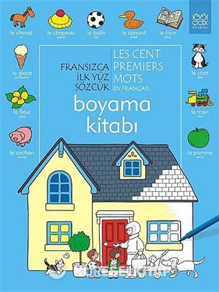 Fransızca İlk Yüz Sözcük Boyama Kitabı