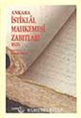 Ankara İstiklal Mahkemesi Zabıtları (1926)