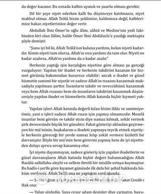 Sahihi Buhari'den Sohbetler ve Nasihatler