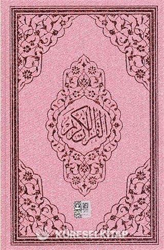 Kuranı Kerim Bilgisayar Hatlı Cami Boy Pembe Renkli (Kod:125P)