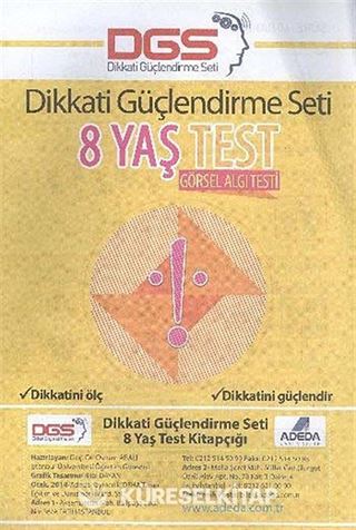 Dikkati Güçlendirme Seti 8 Yaş (Görsel Algı Testi)