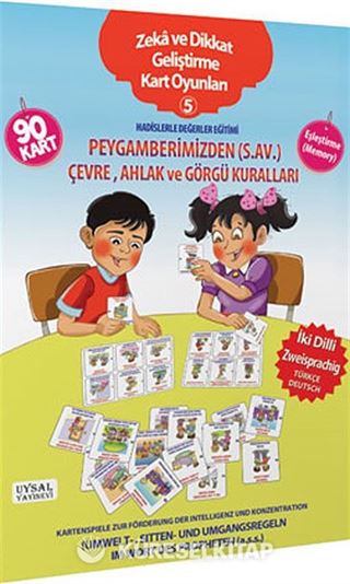 Zeka ve Dikkat Geliştirme Kart Oyunları -5 / Hadislerle Değerler Eğitimi