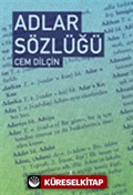 Adlar Sözlüğü (Ciltli)