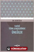 Tarihi Türk Lehçelerinde Ünlüler