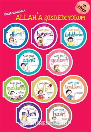 Organlarımla Allah'a Şükrediyorum (10 Kitap)
