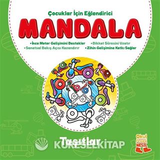 Taşıtlar - Çocuklar İçin Eğlendirici Mandala