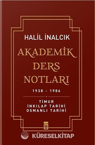 Akademik Ders Notları 1938-1986