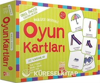 Oyun Kartları - Zıt Kavramlar
