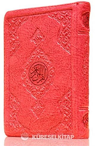 Çanta Boy Kur'an-ı Kerim (Pembe Renk, Kılıflı, Mühürlü)