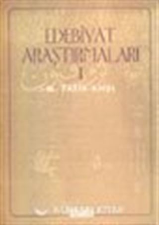 Edebiyat Araştırmaları I