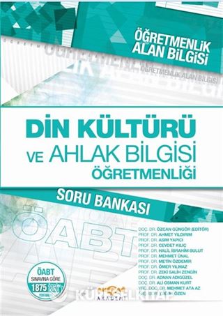 Din Kültürü ve Ahlak Bilgisi Öğretmenliği Soru Bankası