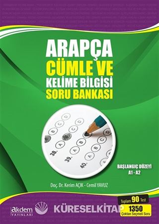 Arapça Cümle ve Kelime Bilgisi Soru Bankası