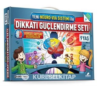 Dikkati Güçlendirme Seti 3 Kitap (9 Yaş) (Yeni Neuro-Via Sistemi ile)