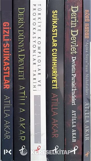 Atilla Akar Güncel Siyaset Tarih ve Komplolar Seti (6 Kitap)