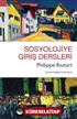 Sosyolojiye Giriş Dersleri