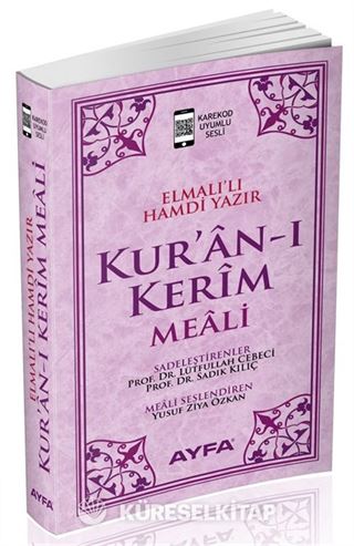 Kur'an-ı Kerim Meali (Metinsiz Meal) (Pembe) (Kod:Ayfa-109)