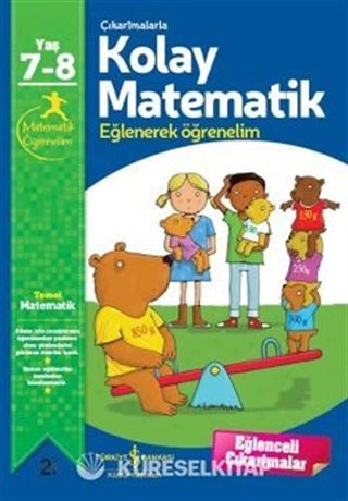 Çıkartmalarla Kolay Matematik 7-8 Yaş