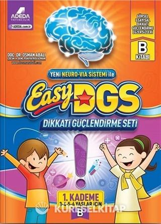 Easy Dikkati Güçlendirme Seti 1. Kademe 3-6 Yaş B