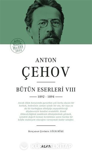 Anton Çehov Bütün Eserleri VIII (1892 -1894) (Ciltli)