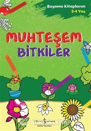 Muhteşem Bitkiler / Boyama Kitaplarım (3-4 Yaş)