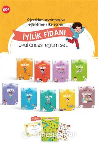 İyilik Fidanı Okul Öncesi Eğitim Seti (9 Kitap)