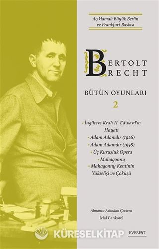 Bertolt Brecht Bütün Oyunları 2 (Ciltli)