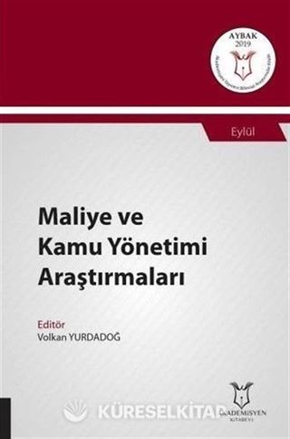 Maliye ve Kamu Yönetimi Araştırmaları (AYBAK 2019 Eylül)