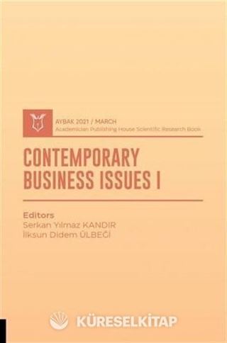 Contemporary Business Issues I (AYBAK 2021 Mart)