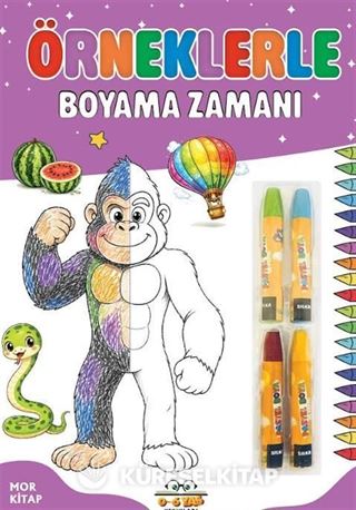 Örneklerle Boyama Zamanı - Mor Kitap