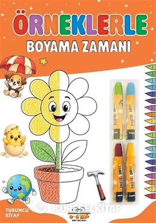 Örneklerle Boyama Zamanı - Turuncu Kitap