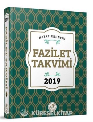 Fazilet Takvimi 2019 Yurtiçi 1. Bölge