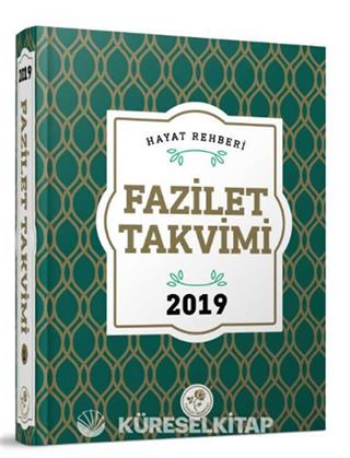 Fazilet Takvimi 2019 Yurtiçi 2. Bölge