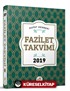 Fazilet Takvimi 2019 Yurtiçi 2. Bölge