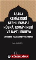 Asar-ı Kemal'deki Şerh-i Esma-i Hüsna Esma-i Nebi ve Na't-ı Enbiya